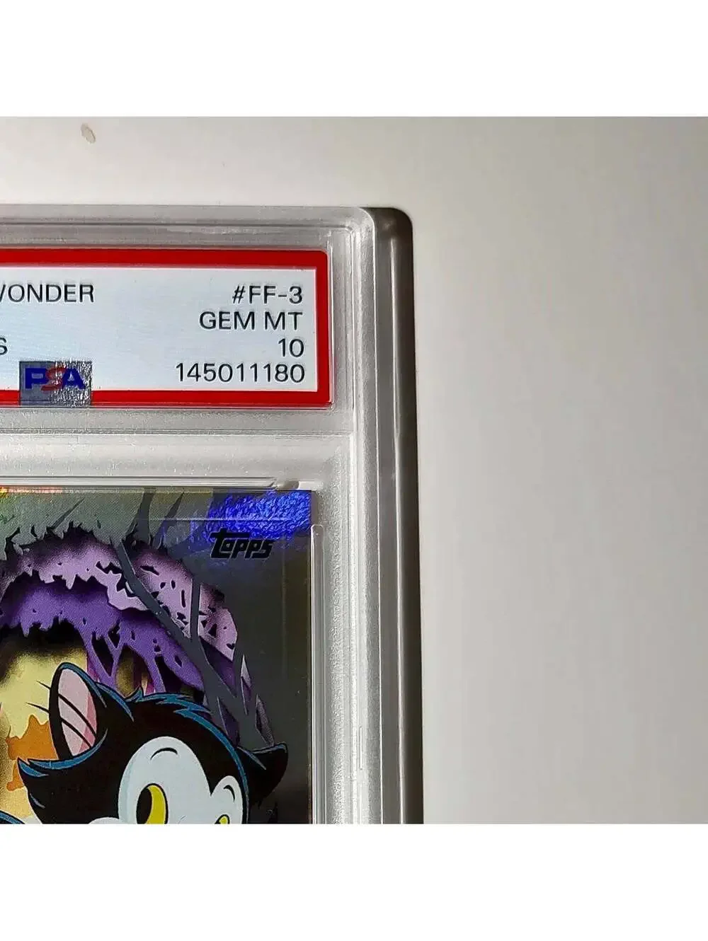 Figaro 2025 Topps Disney #FF-3 Furry Friends Card Pinocchio PSA 10